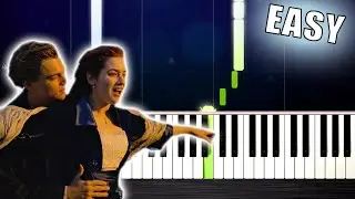 Titanic Theme - EASY Piano Tutorial by PlutaX