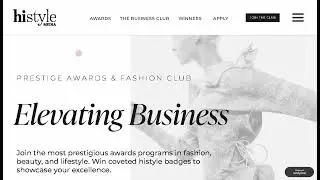 HiStyle Website Scrollthrough made using ReadyMag