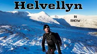 Helvellyn (striding edge)/  catstycam NW ridge in the snow! The perfect day! Lake District/ 20:1:23
