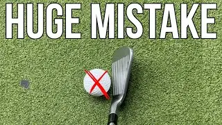 Stop Hitting at the Golf Ball
