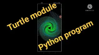 Making design using Turtle 🐢 in python and also color gradient !!