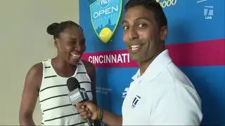 Venus Williams: 2019 Cincinnati Second Round Win Tennis Channel Interview