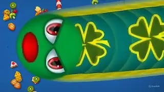 WormsZone io 🐍 GIANT Worm Top 1 Server  Insane Food Feast Gameplay