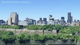 Osaka Castle From Space The Moats That Shaped a Fortress