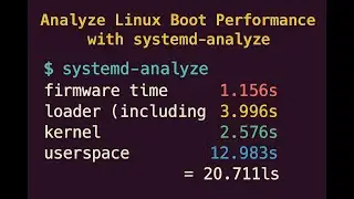 How to Analyze Linux Boot Performance with systemd-analyze &ndash; Optimize Your Startup!