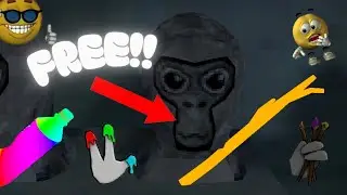 A NEW Gorilla Tag Copy! + FREE STICK, FREE RGB WATER BOTTLE, AND FREE FINGER PAINTER!
