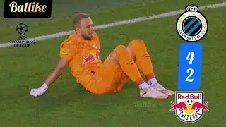 Club Brugge vs RB Salzburg, Champions League 2025 qualifying match highlights