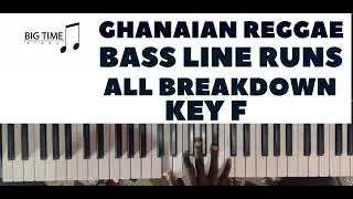 HOW TO PLAY PURE REGGAE BASS LINES... KEY F 