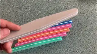 Nail Buffer Block File Sponge Washable Double Sided 100/180 Polishing File Suitable for Acrylic Nail