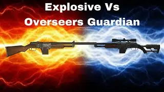 Fallout 4 Overseers Guardian против взрывной боевой винтовки