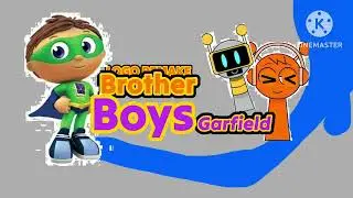 Brothers boys Garfield  logo remake￼￼