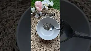 Chia seeds face mask & Hair mask #diy #glowyskin #skincare #haircare #viral