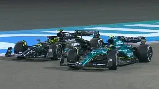 Fernando Alonso OVERTAKES Lewis Hamilton ( 2023 Bahrain GP )
