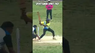 wicket Keeper just Spoiled gentelman's Game 😭😭😭😭😱😱😱🏏🏏 #cricket #tenniscricket #dhoni #sportsmanship