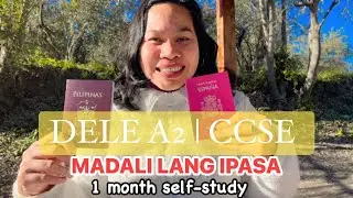 Paano AKO NAGING Spanish Citizen | DELE A2 + CCSE EXAM Tips (Filipina in Spain) 