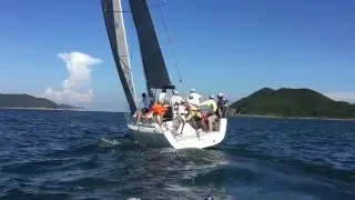 J-111 Mojito. Nice tack! HHYC Summer Series 2016. #gottalovesailing