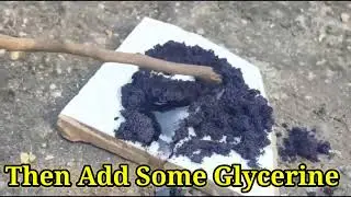 #Potassium and Glycerine Reaction #How to make Fire Without Match #Exothermic reaction #Glycerine