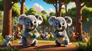Three Baby Koalas Hug a Tree + More Nursery Rhymes & Kids Songs