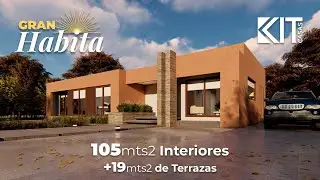 Modelo Gran Habita Esencial de 105mts2 m&aacute;s 19mts2 de Terrazas