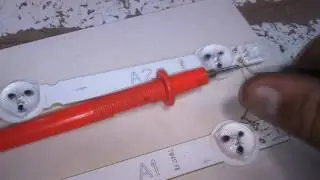 Testador de barras de leds e diodo zener  dentro de um multimetro digital