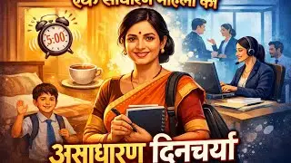 एक साधारण महिला की दिनचर्या। motivational story 