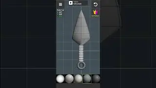 3D Modeling App : Kunai Ninja