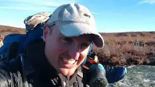 Trail diary 29. Day 2 in Denali. No better way to start the day than a freezing cold river crossing.