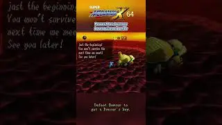 Super MegaManX 64 Power Star Journey: Bowser Lava Barrier #defeatbowser