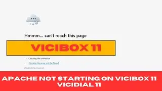 ViciBox 11  Not working | Apache not starting on ViciBox 11 |  Vicidial 11