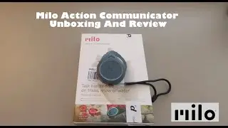 Milo Action Communicator unboxing and review. Family friendly walkie talkie for outdoor sports.