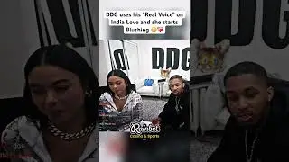 DDG uses his &ldquo;Real Voice&rdquo; on India Love and she starts Blushing 😳❤️&zwj;🩹 #ddg #indialove #kai #shorts