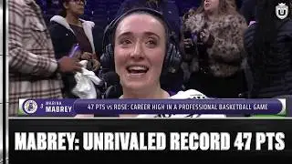 Marina Mabrey Dropped An Unrivaled Record 47 PTS In Win 🤯 She Joined Postgame To Discuss