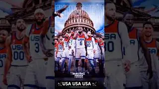 Team USA gonna be nuts next olympics 🦅😤 | #shorts #edit #viral #fiba #ball #usa #lebron #steph #kd