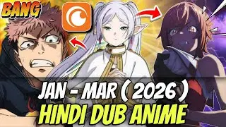 Upcoming Hindi Dub Anime 2026 | New Hindi Dub Anime On Crunchyroll | Factolish