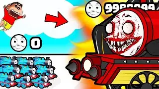 UPGRADING NOOB SPIDER TRAIN Choo Choo Charles into HACKER🔥NOOB vs PRO vs HACKER MERGE ALPHABET LORE
