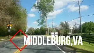 Route 50. Aldie, Middleburg and upperville Virginia
