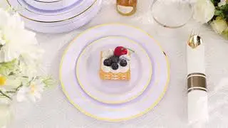 350Piece Thanksgiving Dinnerware Set for 50 Guests -