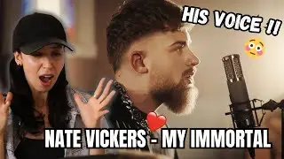 FIRST TIME Reaction | Nate Vickers &ndash; My Immortal (Acoustic Cover) | So Emotional 💔