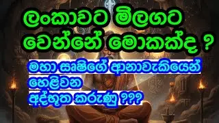 ලංකාවට මොකද වෙන්නේ ඉන්දියාවේ  සෘෂි මහා සෘෂිගේ ආනාවැකියෙන් හෙළිවන අද්භූත කාතාව ? 