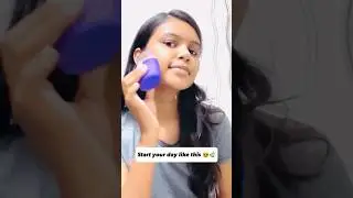 trying ice roller ✨ #shorts #shortsfeed #youtubechannel #youtube #iceroller #amazonfinds