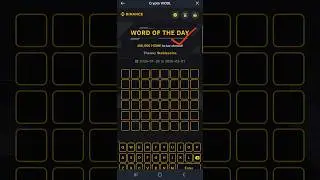 Binance Crypto WODL Answer Today | Word Of The Day | Stablecoins Theme