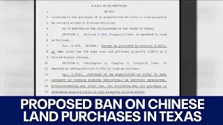 Texas senators face criticism, soften proposed ban on Chinese purchases of land | FOX 7 Austin