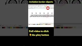 invitation border cliparts make in coreldraw @PKGraphics054