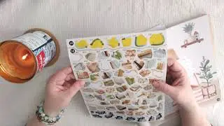 ASMR Sticker by Number Book Comfy Kitty ~crackling candle~ **quiet talking** ~bracelet sounds~