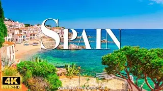 SPAIN 4K &bull; Relaxation Film With Beautiful Piano Music &bull; Relaxation Film 4K HD