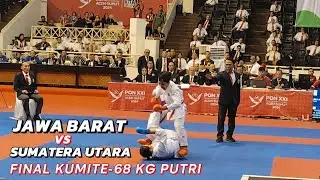 FINAL KUMITE -68 Kg||ANNISA (JABAR) VS LEICA (SUMUT)||PON KARATE 2024