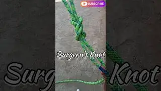 How to Tie Surgeon's Knot for rope joining #shorts #viral #trending #rope #knot #adventure