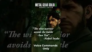 The wise warrior avoids the battle - Sun Tzu #gaming #vtuber #metalgearsoliddelta #challenge