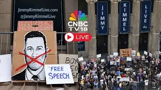 US LIVE: Protest Outside ABC HQ After Network Suspends Jimmy Kimmel&rsquo;s Show | Donald Trump | N18G