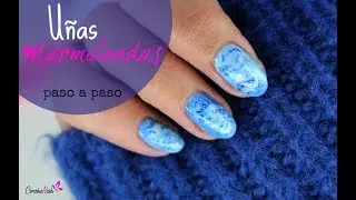 Uñas Marmoleadas. Manicura sin Tóxicos Paso a Paso